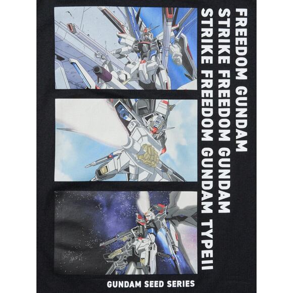 Uniqlo Mobile Suit GUNDAM 45th Anniversary UT Graphic T-Shirt in Black - Picture 2 of 14